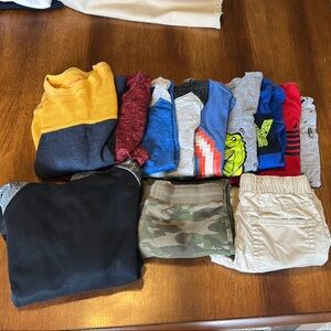 Boys tops, pants, hoodie bundle size 4/5